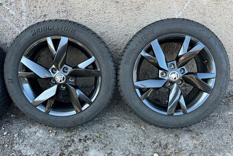 originální ALU kolesá škoda Lyra black R17 - 3
