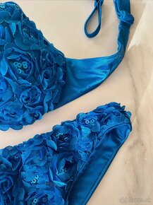 Calzedonia plavky zafir push up - 3