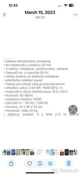 Mobilná klimatizácia - 3