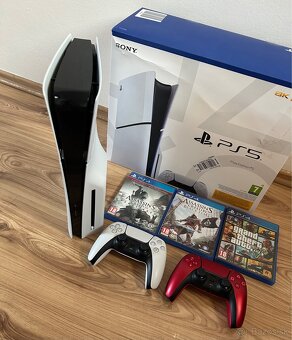 PlayStation 5 (PS5) Slim + 2x ovládače - 3