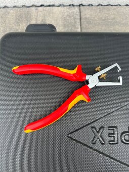 Knipex Odizolovacie kliešte s otváracou pružinou, chróm, via - 3