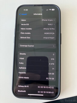 Predám iPhone 14 Pro Deep Purple 128GB - 3