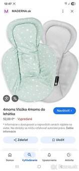 Hojdacie lehatko 4moms s novorodeneckou vložkou - 3