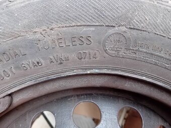 Letné pneu na oceľových diskoch 165/70 R14; 5 1/2 Jx14; 4x98 - 3