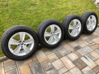 Zimná sada org ŠKODA 5x112 6,5J ET40 215/60 R16 - 3