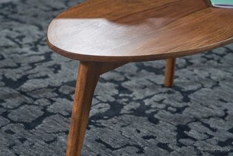 Set 2 stolíkov oval palisander  / konferenčný stolík - 3