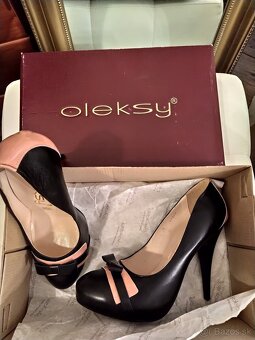 NOVÉ kožené lodičky veľ. 36 (osobný odber) - 3