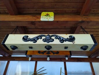 Lustre drevený hranol - 3