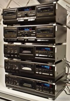 SERIA 5x tape deck TECHNICS, dolby system B,C, HX PRO = Ka2 - 3