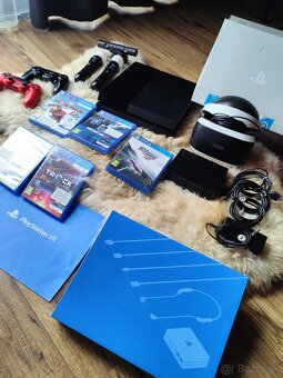 Ps4 +VR komplet + 5 hier + volant - 3