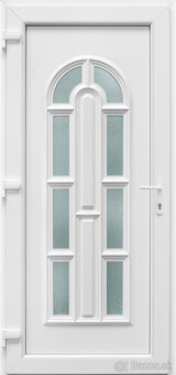 PLASTOVÉ VCHODOVÉ DVERE BIELE 980mm.x2080mm. - 3