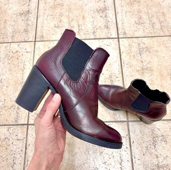 Dámske kožené topánky - 3