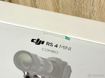 Predám stabilizátor DJI RS 4 Mini Combo – nový - 3