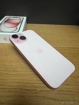Predám iPhone 15 128GB, PINK, ako NOVÝ, VOLNY - 3