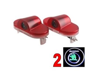 Predám VW, Skoda, Bmw, Audi led logo projektor - 3