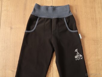 ZATEPLENÉ softshellové nohavice UNUO 110/116 - 3