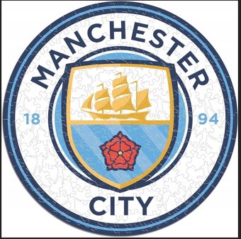 Drevené Puzzle Manchester City - 3