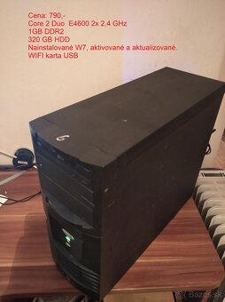 HERNÍ / KANCELÁŘSKÉ Počítače s WIFI a W7 od 790,- - 3