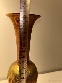 Mosadzná váza India 23cm - 3