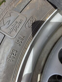Originál VW disky 5x120 + zimné pneu Semperit 205/65 R16C - 3