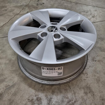 Hliníkové Škoda disky 5x112 R16 6,5J ET46 - 3