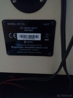Bruce Egnater Rebel 20 + Blackstar Box CreamBack - 3