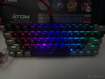 Klávesnica Yenkee ATOM Ultra Compact (RGB) - 3