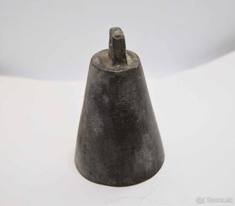 Starý mosadzný zvonec 9x6cm - 3