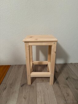 Drevený stolček - 3