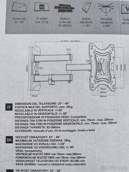 Držiak na TV od 22" až 48" - Arkas LCY 248T - 3