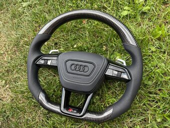 -AUDI VOLANT KARBONOVY A6 A7 C8 Q8 S8 SQ8 E-TRON - 3