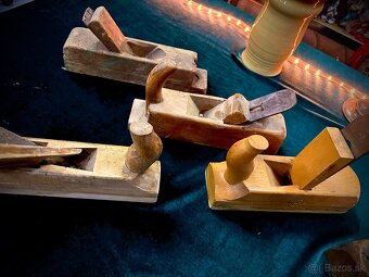 Staré drevené hoblíky – rôzne druhy - 3