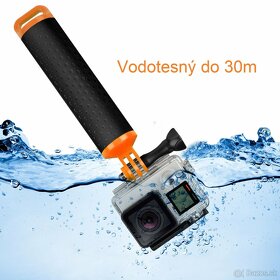 Plávajúci držiak pre akčné kamery GoPro - Oranžový - NOVÝ - 3