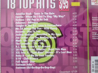 18 TOP HITS AUS DEN CHARTS + 20 TOP HITS AUS DEN CHARTS. - 3