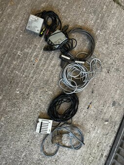 Stará svetelná technika- dimmer, káble, vaničky - 3