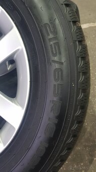 Zimné pneu Nokian 215/65 R16 na alu Volvo Pangaea 7Jx16 - 3
