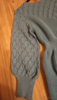 Pletené teplé šaty pre moletky - 3