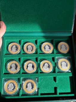 Investičné striebro , strieborné mince panovníci Ag 999 - 3