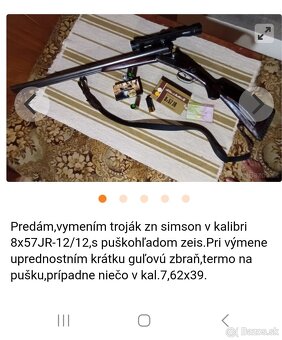 Predám brokové zbrane - 3