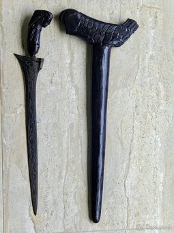 Meč Kris (keris) Madurský ľud Jáva Indonézia 1900-1910 - 3