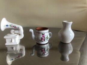 Miniatúry biely porcelán - 3