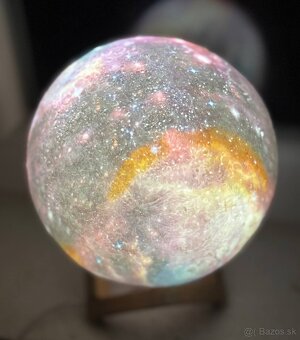 Lampa mesiac / mesačné svetlo (mení farby) LED - 3