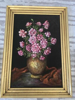 3x obraz maľba na zamate - 3