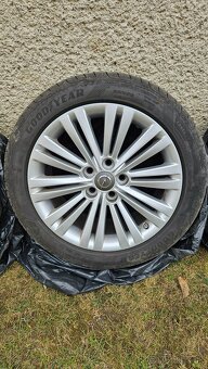 Predám 4x originál 18" alu na Opel Insignia A + letné pneu - 3