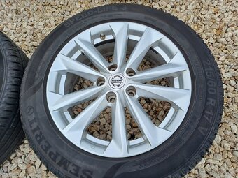 hlinikové disky org.Nissan Qashqai I,II,-7Jx17-ET-40-5x114,3 - 3