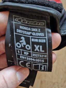 Zanovne rukavice alpinestars Honda XL - 3