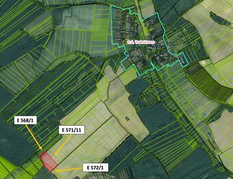 Trebušovce – 25.000 m2 ORNÁ PÔDA podiel 1/1 - 3