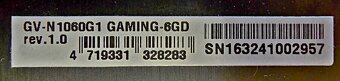 Nvidia GTX 1060 6gb - 3