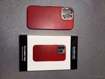 Kožené puzdro na iPhone 16 pro max - 3
