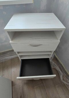 Nočné stolíky – minimálne používané, veľmi dobrý stav - 3